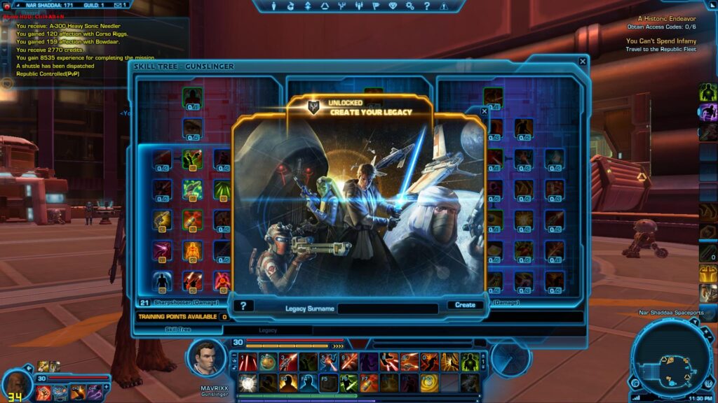 SWTOR – Legacy débloqué