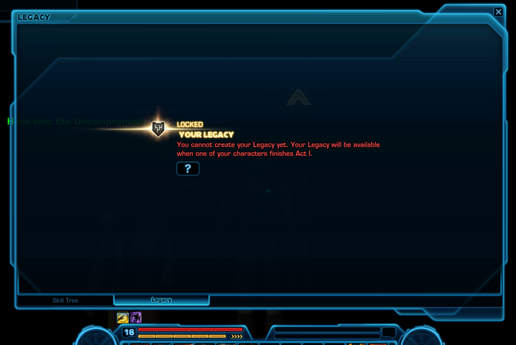 SWTOR – Système d&rsquo;héritage