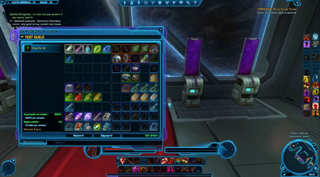 SWTOR – La banque de guilde (1.2)