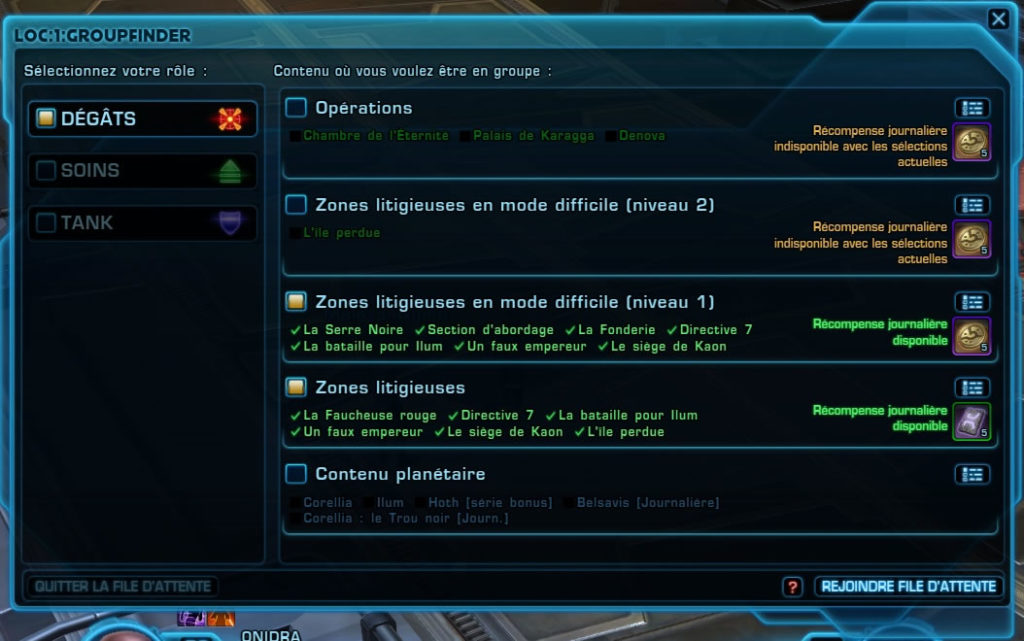 SWTOR – Patch Notes 1.3