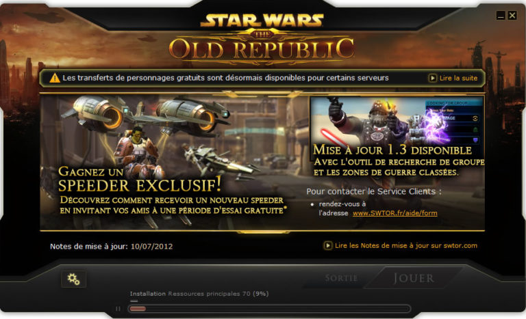 SWTOR – Patch Notes 1.3.2