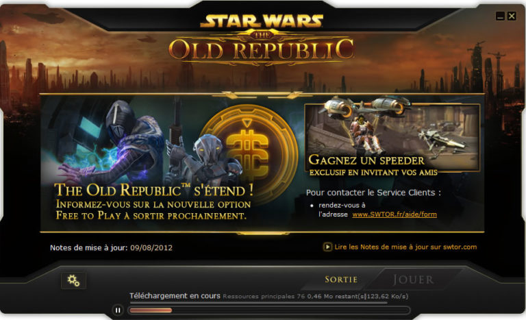 SWTOR – Patch notes 1.3.5a