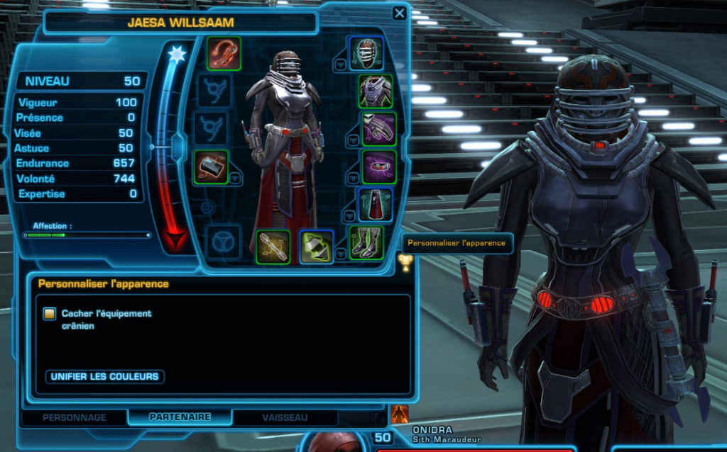 SWTOR – Apparence du compagnon à la 1.4