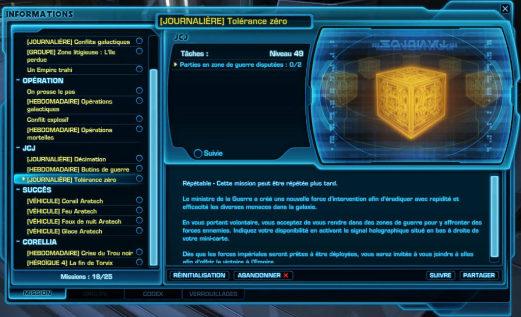 SWTOR – Ce qu&rsquo;il faut retenir du patch notes 1.4