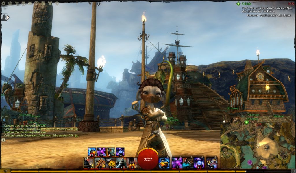 GW2 – Barres de compétences