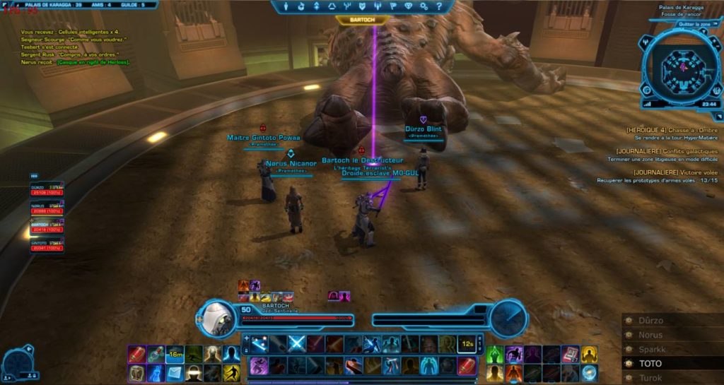 SWTOR – Palais de Karagga à 4-5