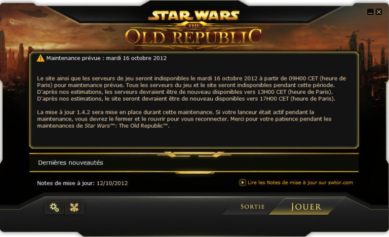 SWTOR – Patch Notes 1.4.2