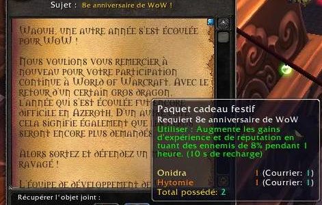 WoW – 8ème anniversaire