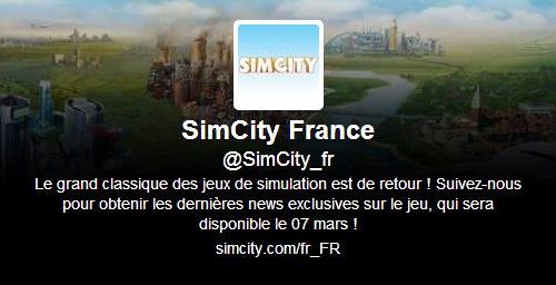 SimCity – Un twitter FR