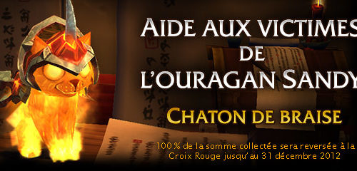 WoW – Boutique Blizzard : promo et chaton