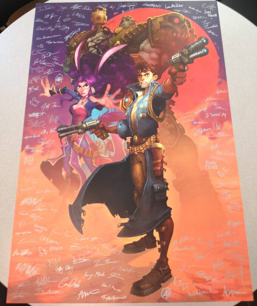 Wildstar – Mini-game : T-shirts and dedicated posters