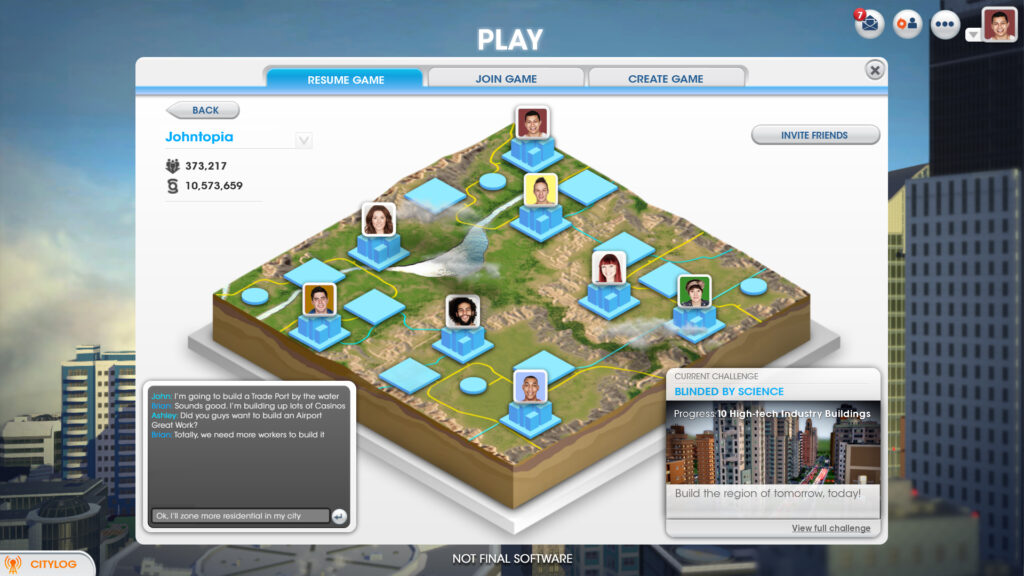SimCity – 16 villes par région