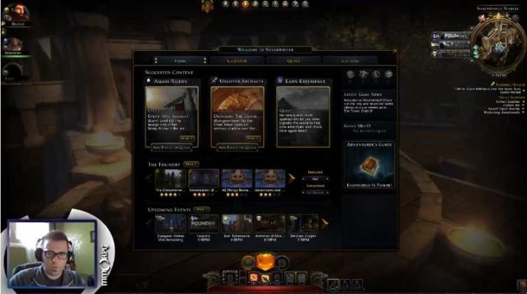 Neverwinter – Livestream de MMORPG