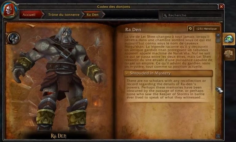 WoW – Ra-den : un nombre d&rsquo;essais limités