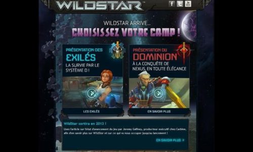 Wildstar – Choisissez votre camp (e-mail)