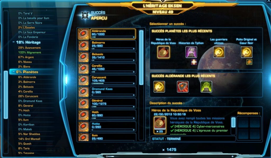 SWTOR – Outil succès