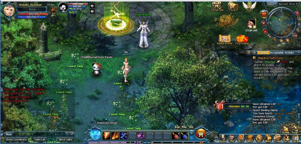Ce week-end : navigateur, RPG et MMO