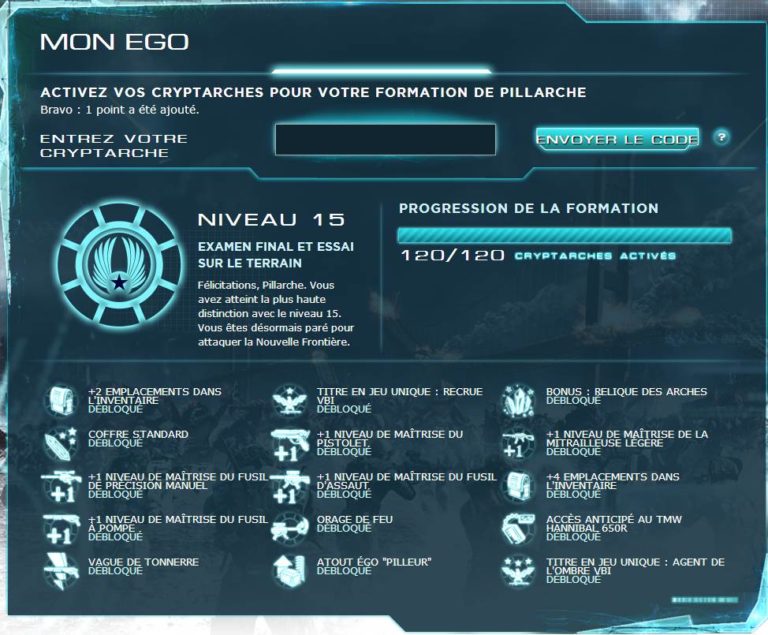 Defiance – Mon EGO