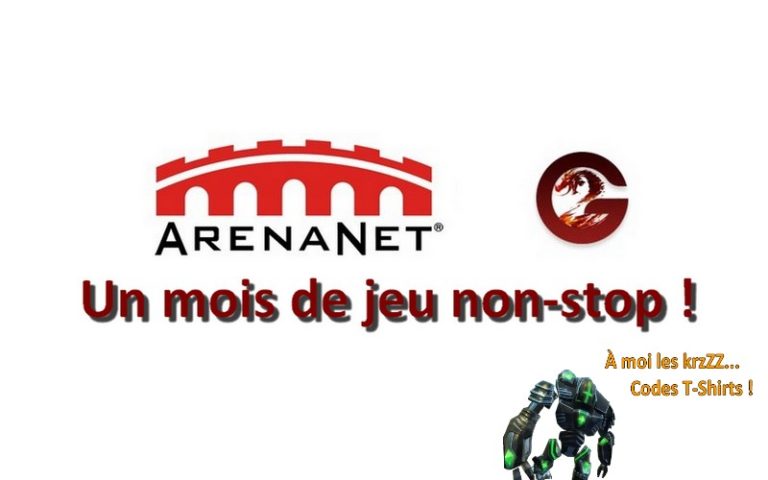 GW2 – Planning des jeux du mois