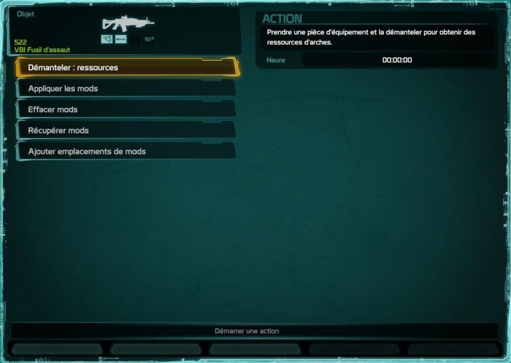 Defiance – Modification d&rsquo;armes