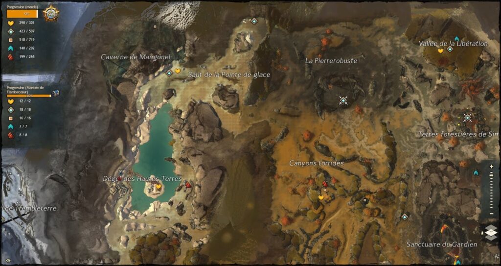GW2 – Jumping Puzzle : Montée de Flambecoeur