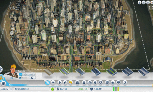 SimCity – Agencement des routes
