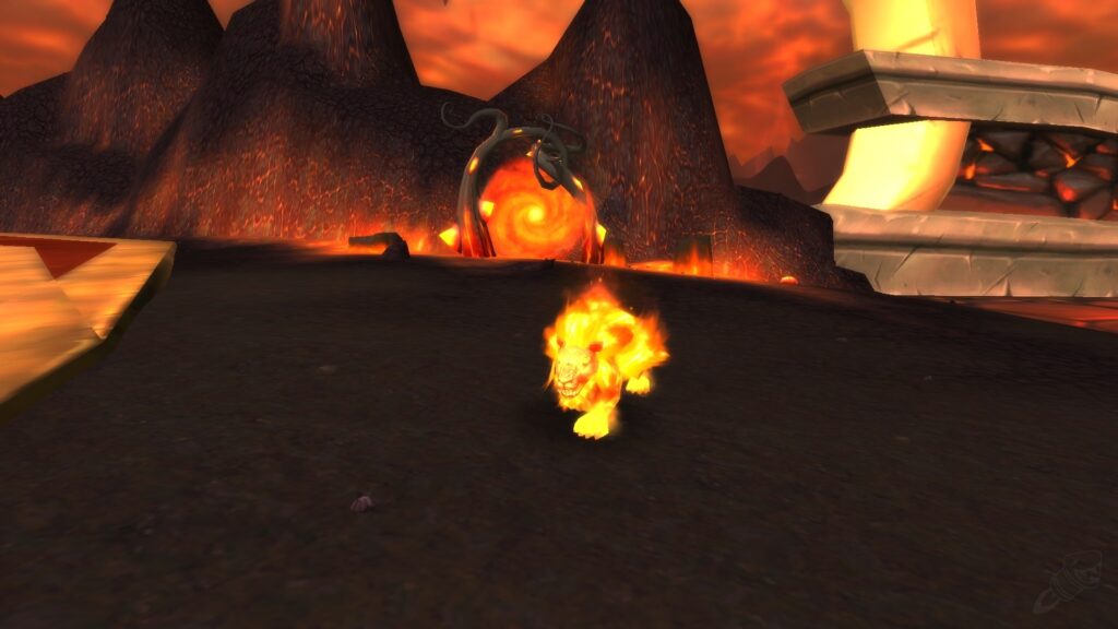 WoW – Forme de félin en feu