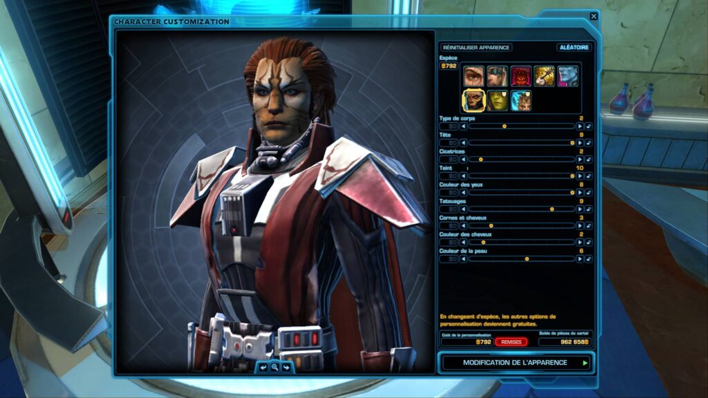 SWTOR – Cathar, 2.1 et F2p (Cory Butler)
