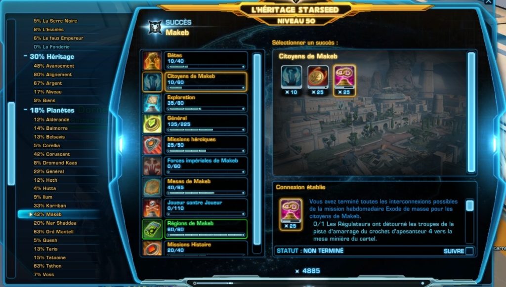 SWTOR – Succès : Connexion établie (République)