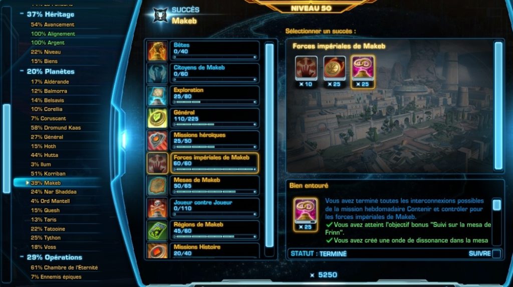 SWTOR – Succès : Bien entouré (Empire)