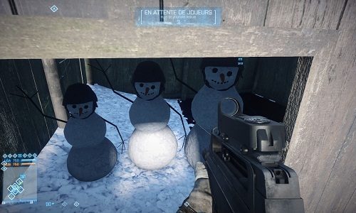 Easter eggs : Bonhomme de neige