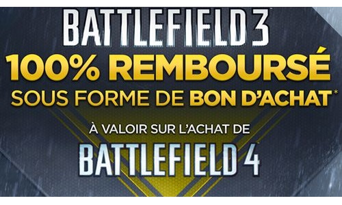 Battlefield 3 100% remboursé
