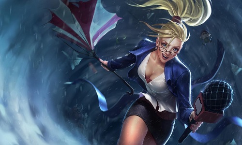 Nouveau skin légendaire : Janna miss météo