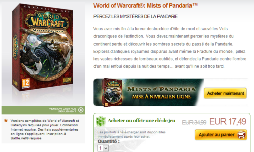 WoW – Mists of Pandaria en promo