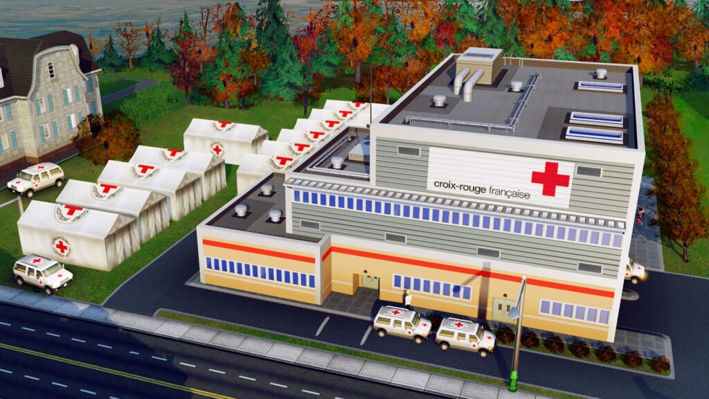 SimCity – DLC : la Croix-Rouge