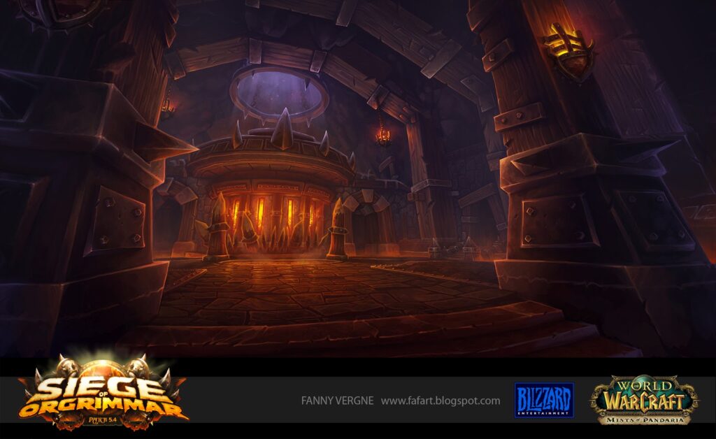 WoW – Siège d&rsquo;Orgrimmar : travail d&rsquo;un artiste