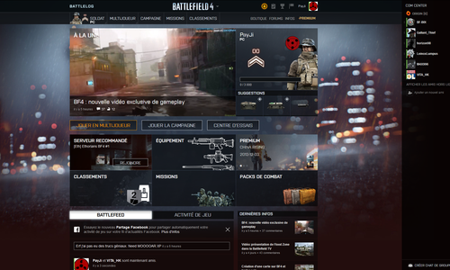 Pré-téléchargement et Battlelog 2.0