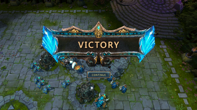 Résultats du jeu LoL
