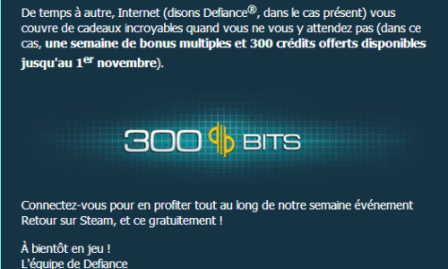 Defiance – Trion fête le jeu PC