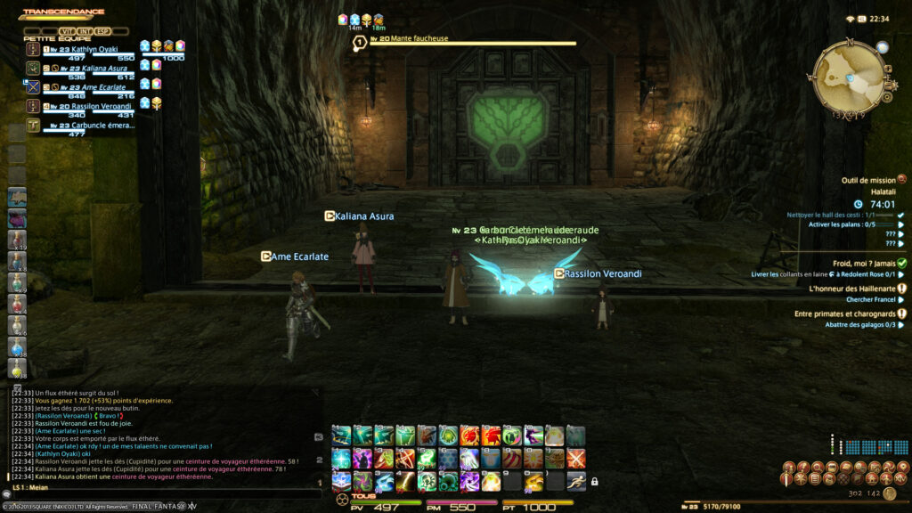 FFXIV – Retours : personnages, interface, et transfert de monde