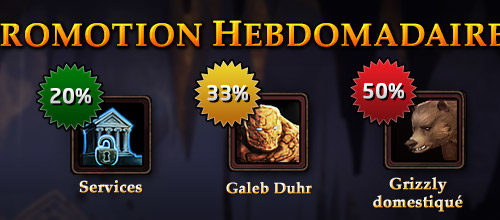 Neverwinter – Promos de la semaine
