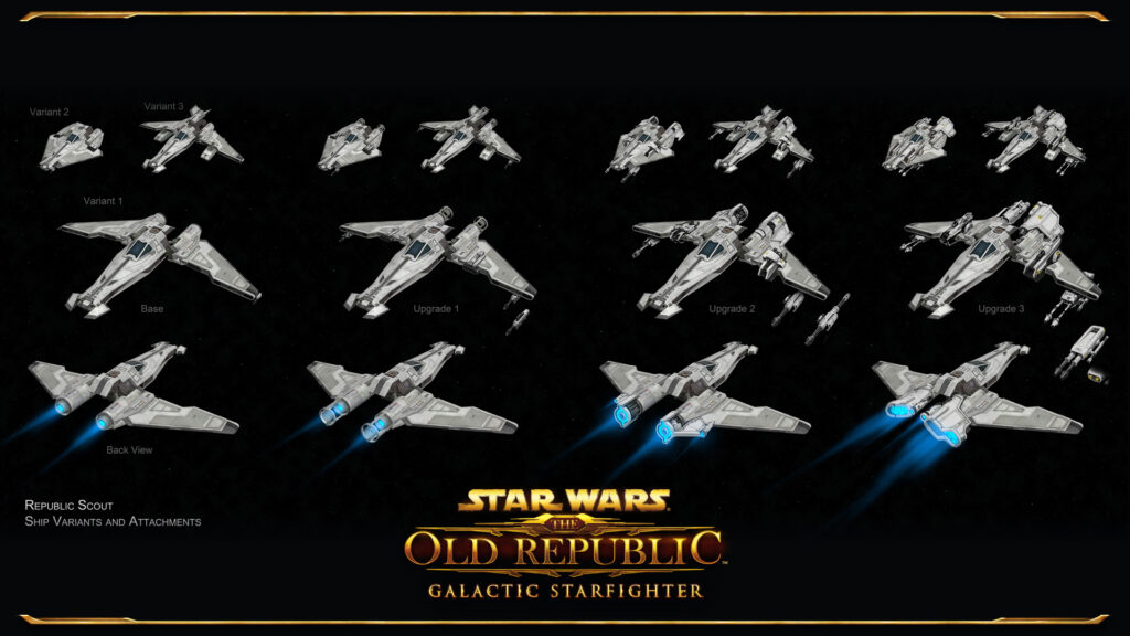 SWTOR – GS : les vaisseaux