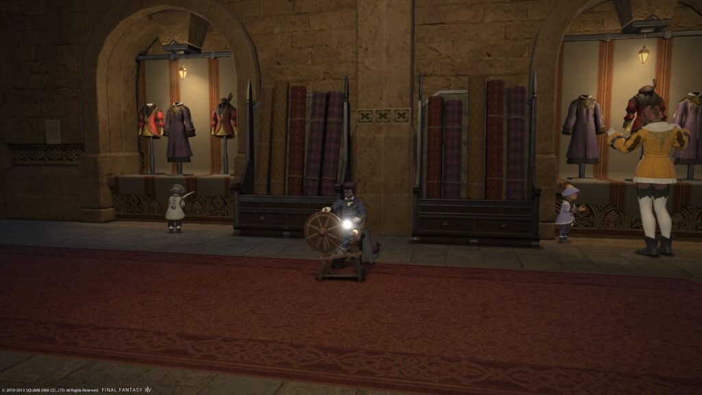 FFXIV – Couturier – Montée de niveau rapide