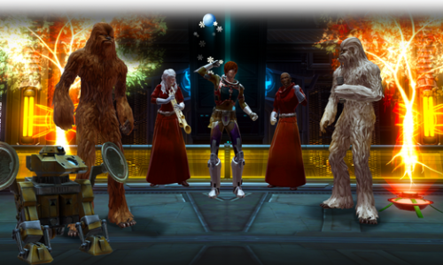 SWTOR – Jour de Vie : boules de neige et paquets cadeaux