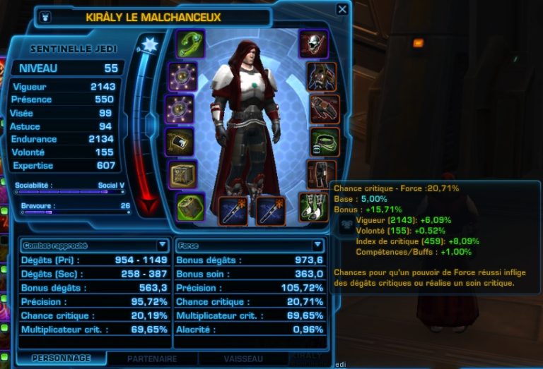 SWTOR – Les Statistiques #3 : Puissance ou critique ?