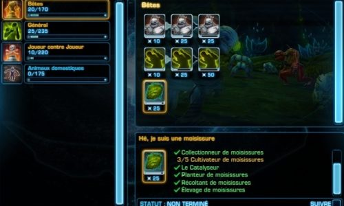 SWTOR – Rakgoules : Succès « Hé, je suis une moisissure »