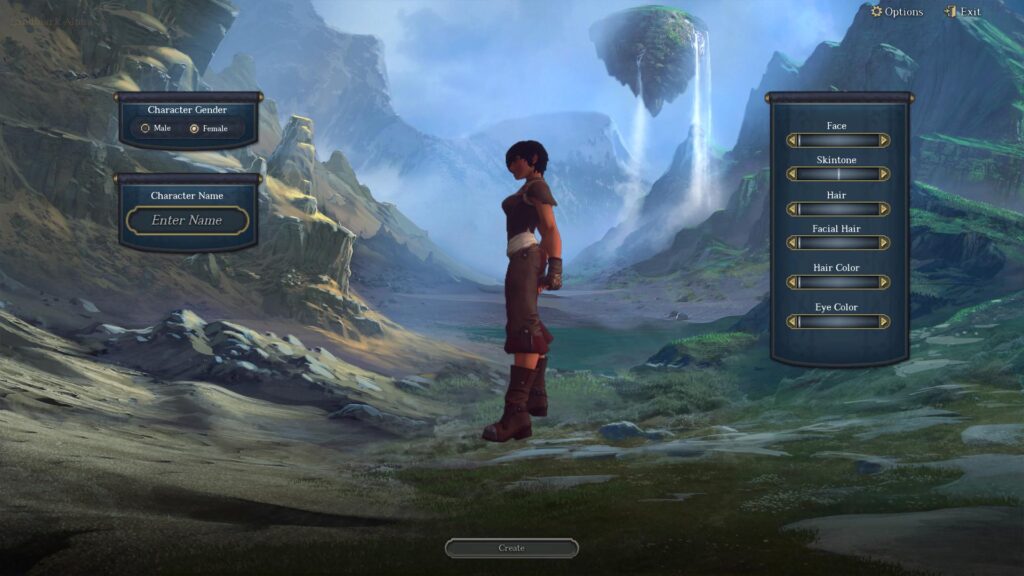 Landmark – Création de personnage (EQNL)