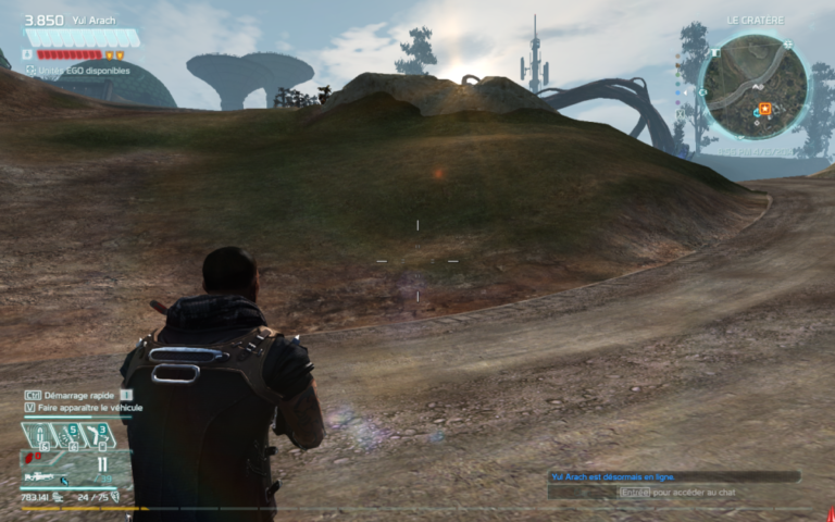 Defiance – Interface et menus
