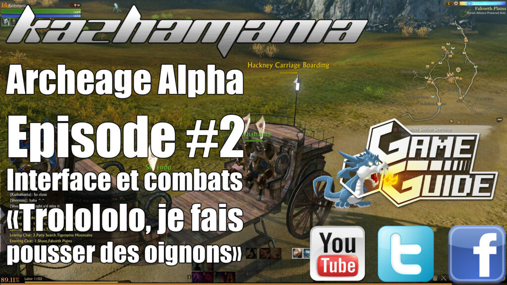 Archeage – Découverte de l’alpha en vidéo (Interface et combats)