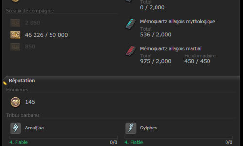 FFXIV – Mise à jour de The Lodestone